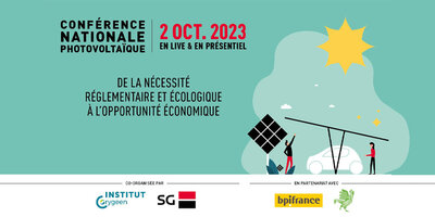 Conférence Nationale Photovoltaïque 2023 SG